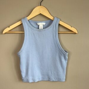 High Neck Crop Tank Top (size small)